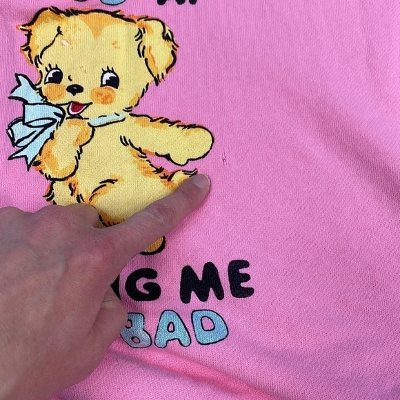 Marc Jacobs X Magda Archer Pink Sweatshirt You’re So Good At Making Me Feel Bad - Picture 9 of 14